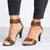Sexy Leopard Print Kitten Heeled Women's Sandals