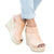 Casual Fish Mouth Espadrilles Women's Wedge Sandals