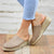 Suede Leather Espadrille Platform Women's Slippers Sandals