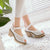 Summer Cute Hollow Peep Toe Women's Platform Block Heel Sandals