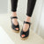 Summer Cute Hollow Peep Toe Women's Platform Block Heel Sandals