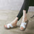 Casual Comfort Women's Platform Leather Sandals