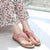Women Bohemian Rhinestones Flip-Flop Comfort Sandals