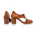 Women Vintage Leather Chunky Heel Sandals Boots
